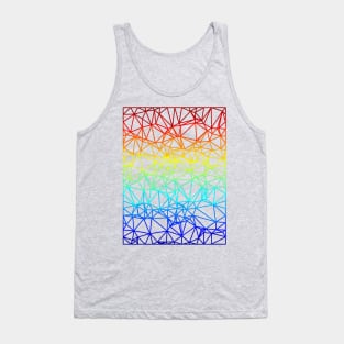 Gradient Color Mesh Tank Top